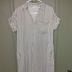 Blu pepper striped dress